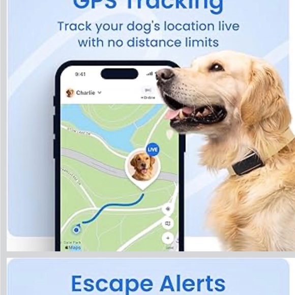 Tractive Smart Dog GPS Tracker Vital Signs Monitoring Heart & Respiratory Rate